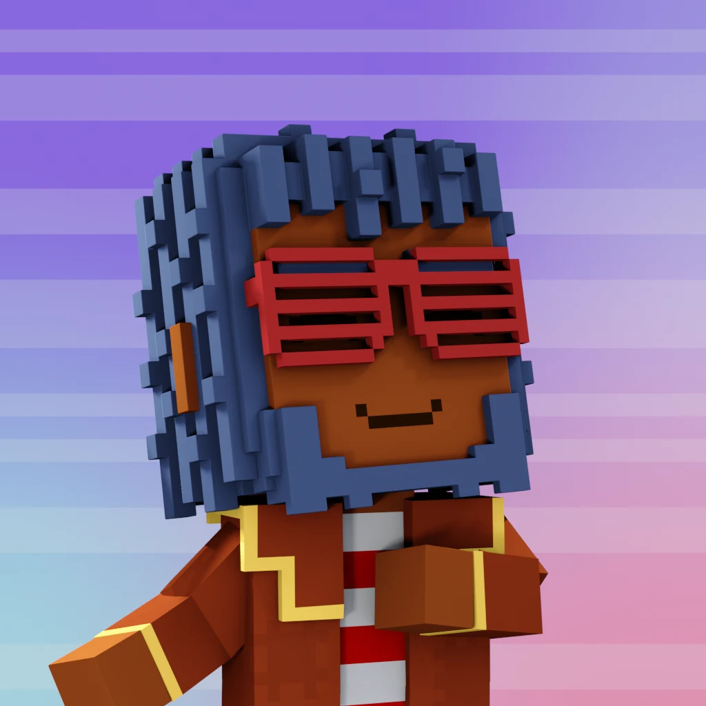 Pirate #7791 voxel render