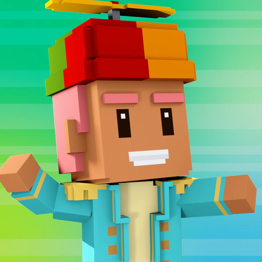 Pirate #7792 voxel render