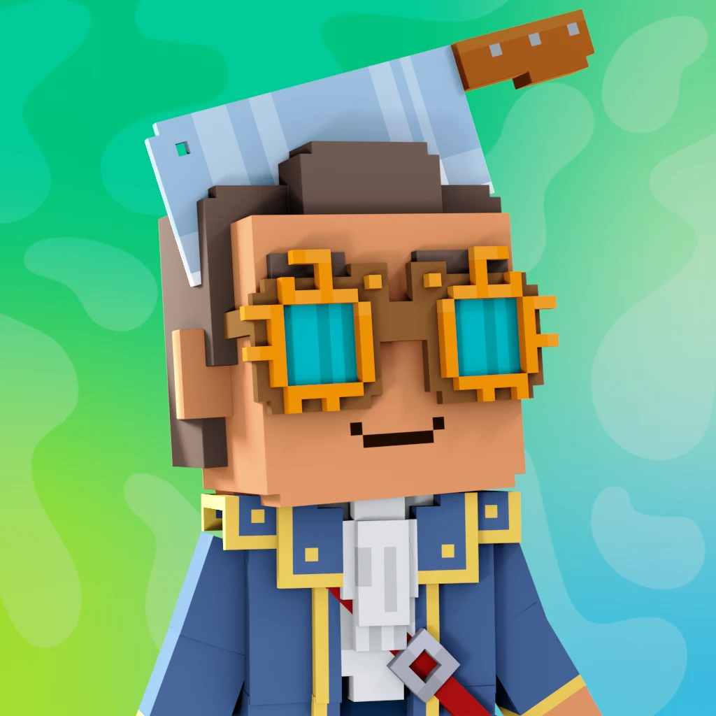 Pirate #7793 voxel render
