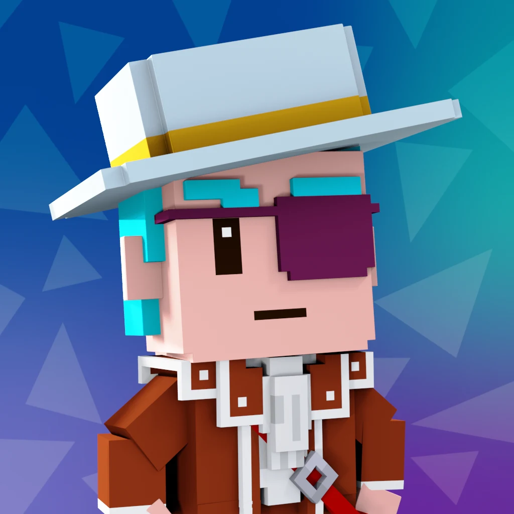 Pirate #7794 voxel render