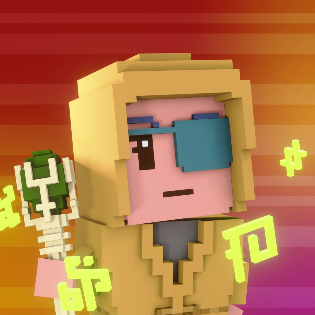 Pirate #7795 voxel render