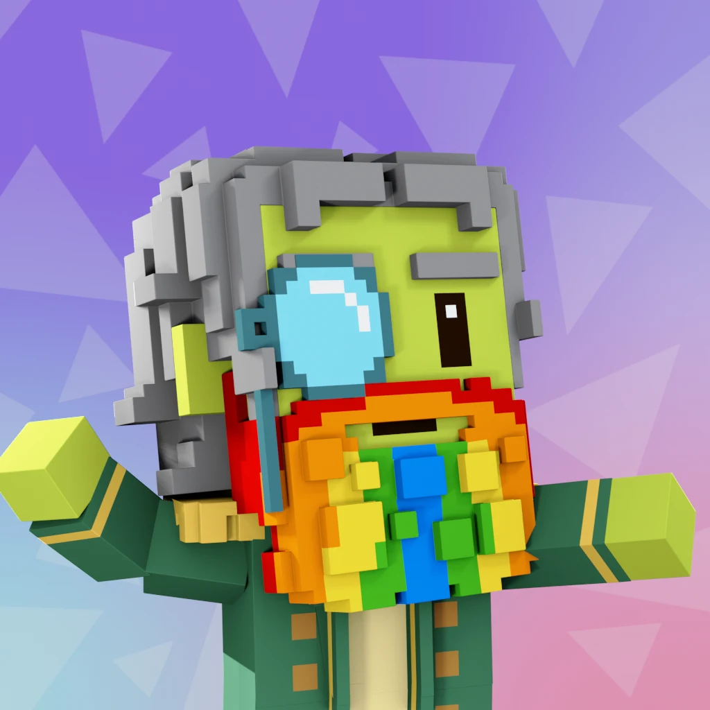 Pirate #7796 voxel render