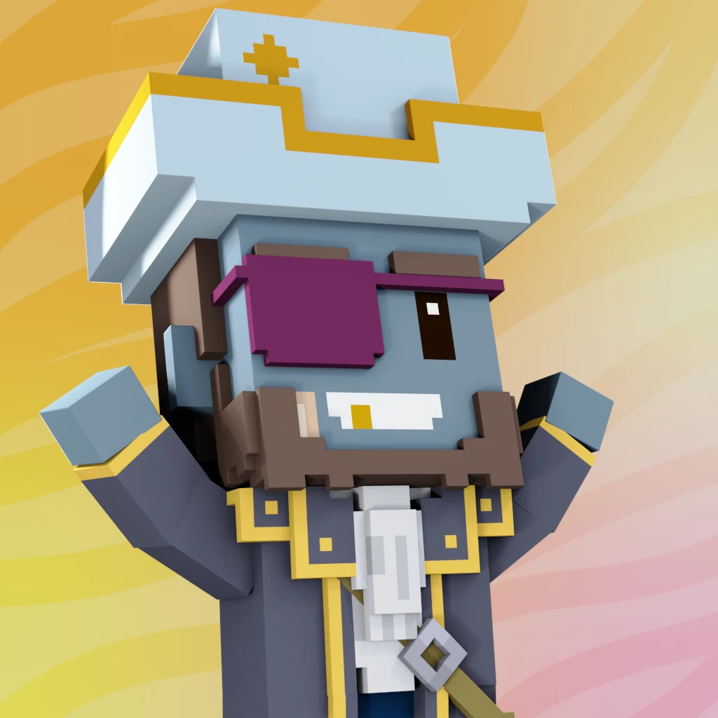 Pirate #7797 voxel render