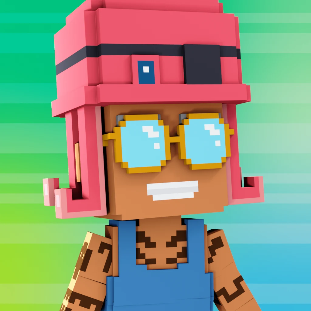 Pirate #7798 voxel render