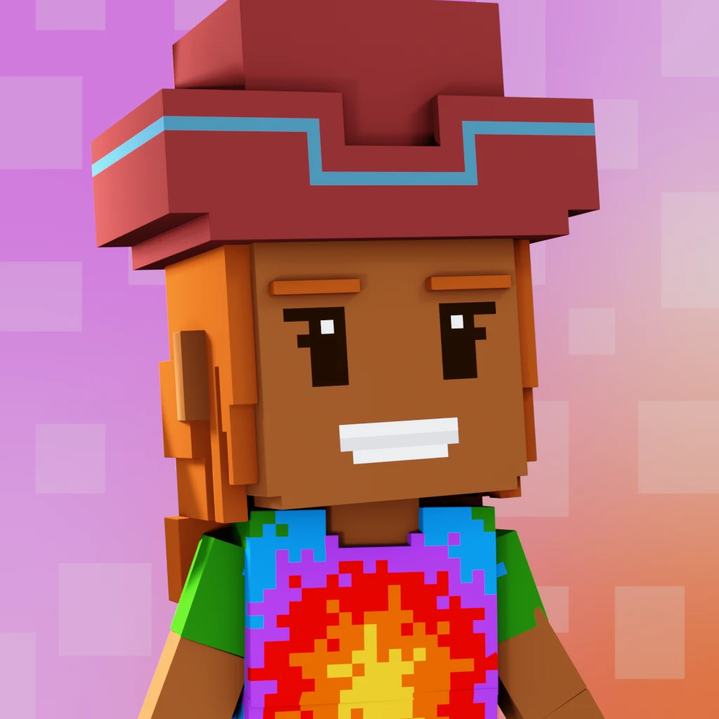 Pirate #7799 voxel render