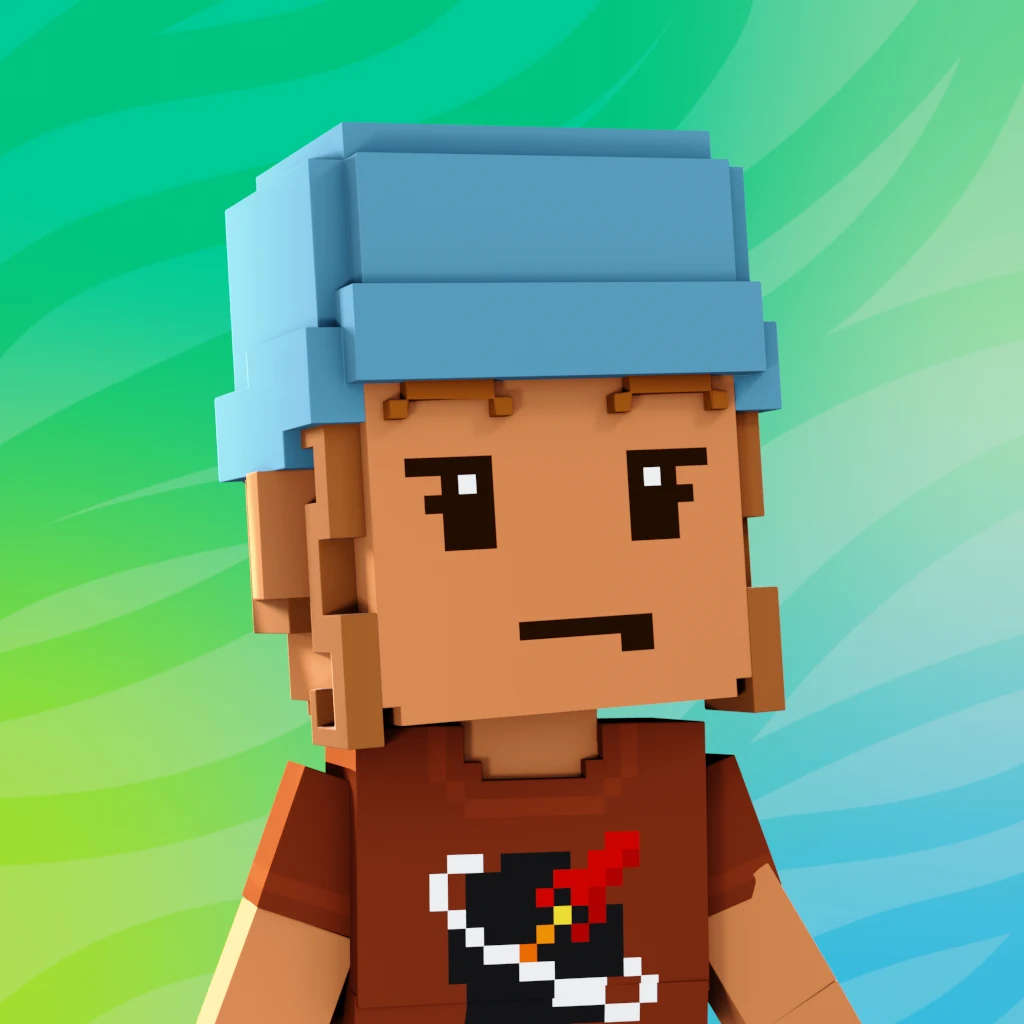 Pirate #7802 voxel render