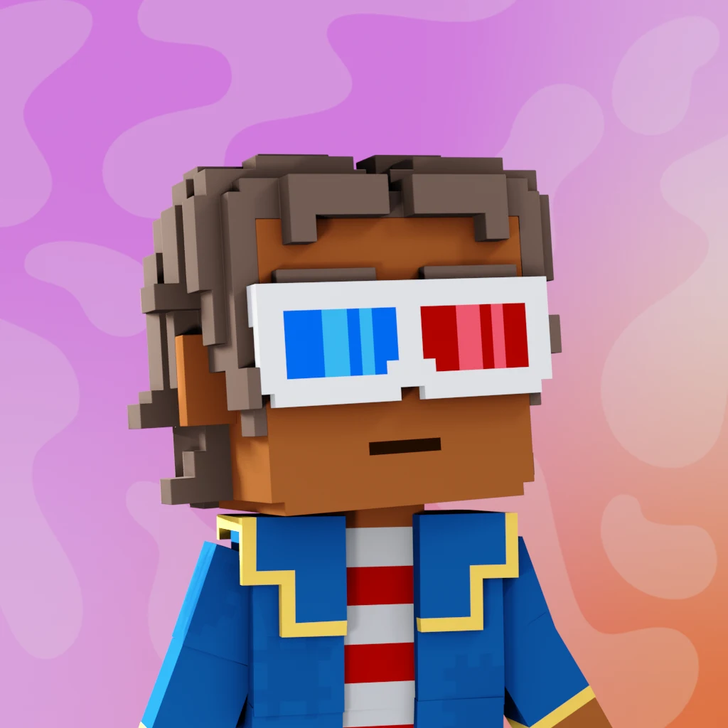 Pirate #7803 voxel render