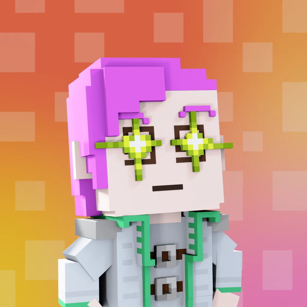 Pirate #7804 voxel render