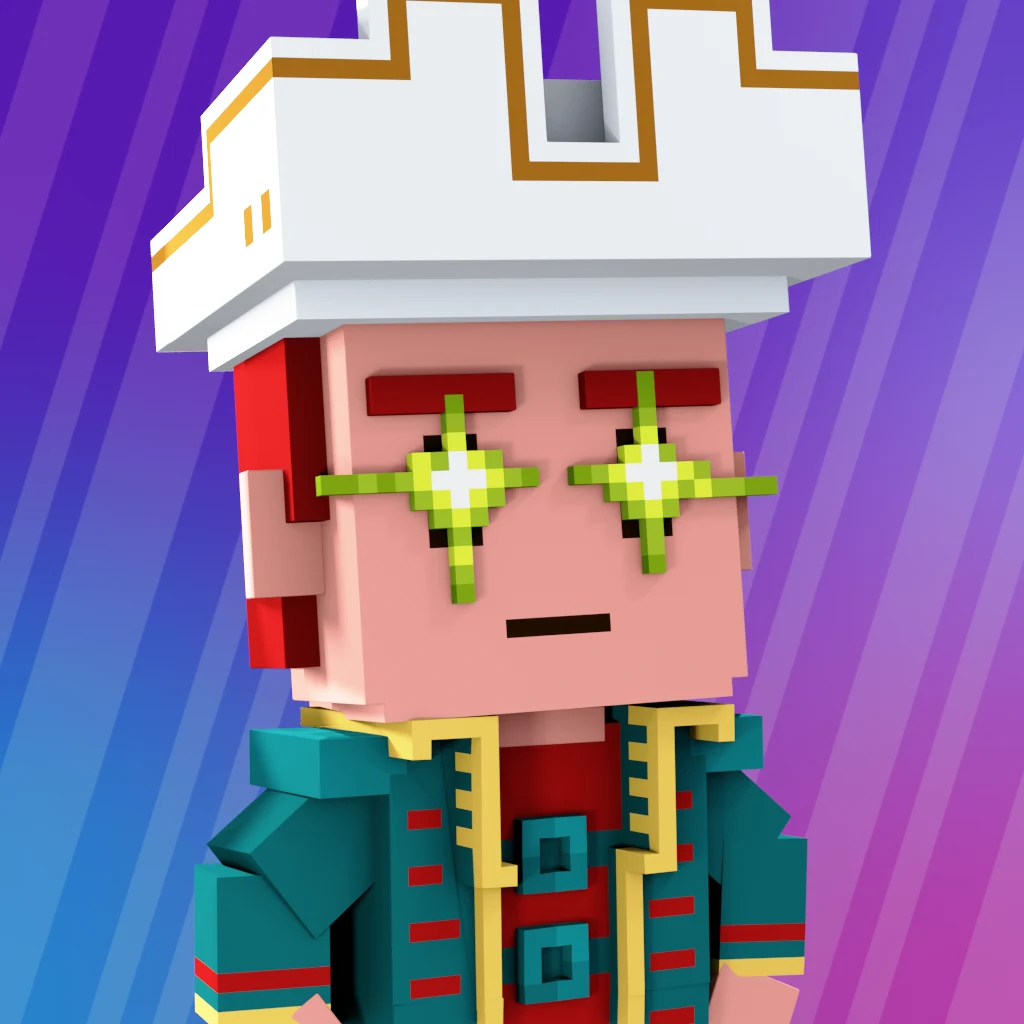 Pirate #7807 voxel render