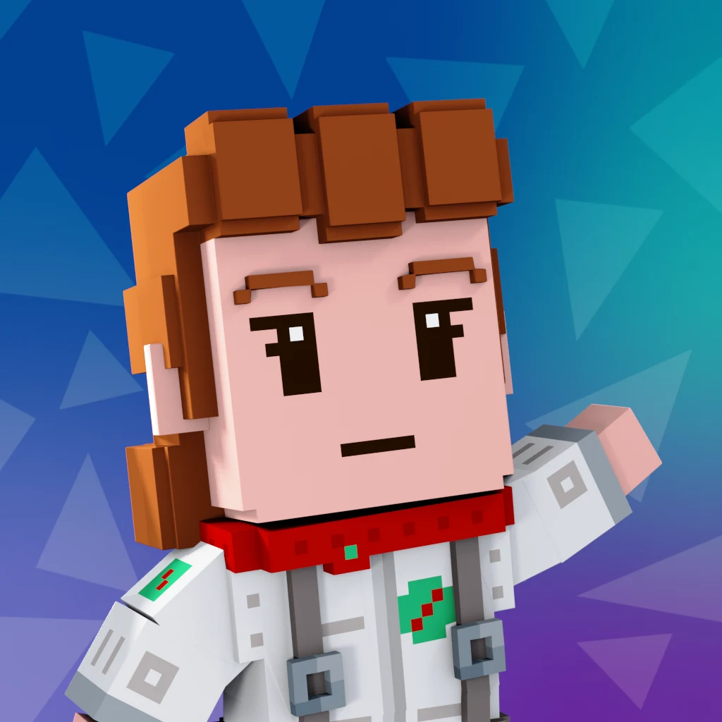 Pirate #7809 voxel render