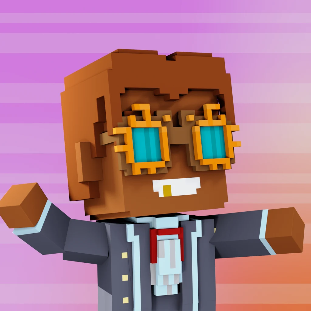 Pirate #781 voxel render