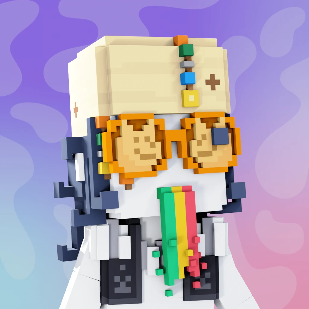 Pirate #7810 voxel render