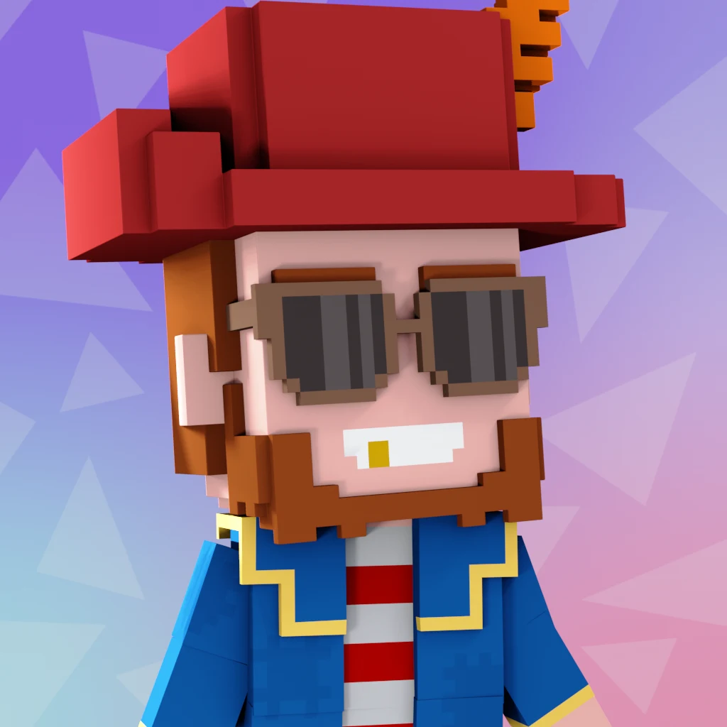 Pirate #7811 voxel render