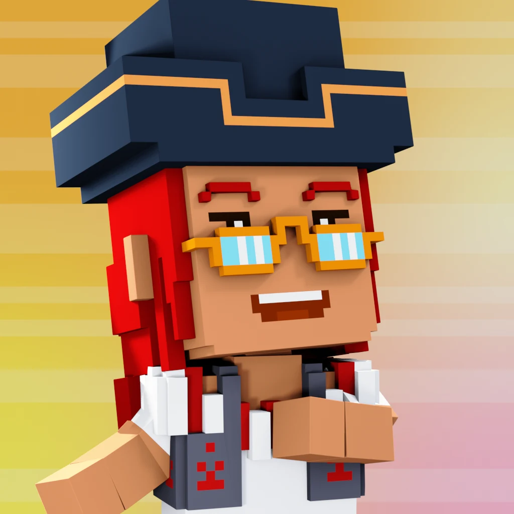 Pirate #7813 voxel render