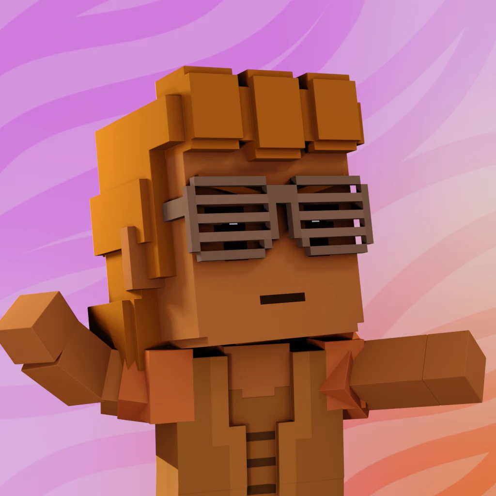 Pirate #7814 voxel render