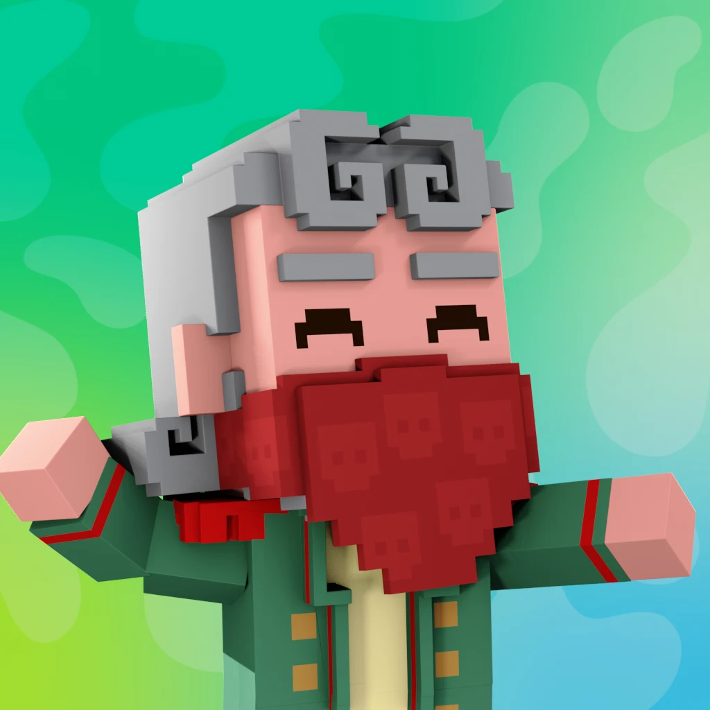 Pirate #7815 voxel render