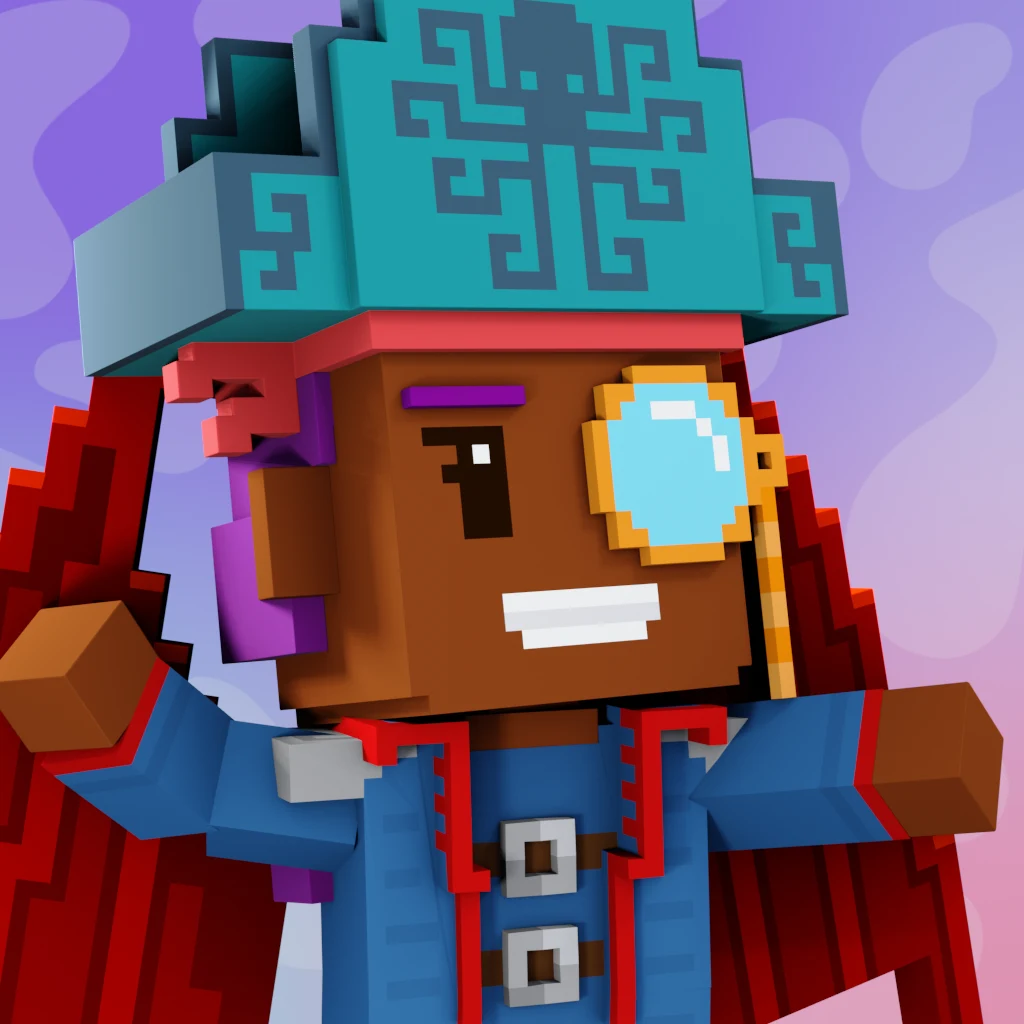Pirate #7816 voxel render