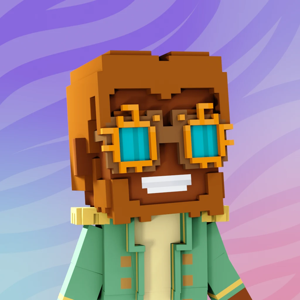 Pirate #7817 voxel render