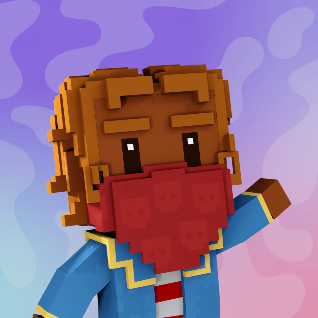 Pirate #7823 voxel render