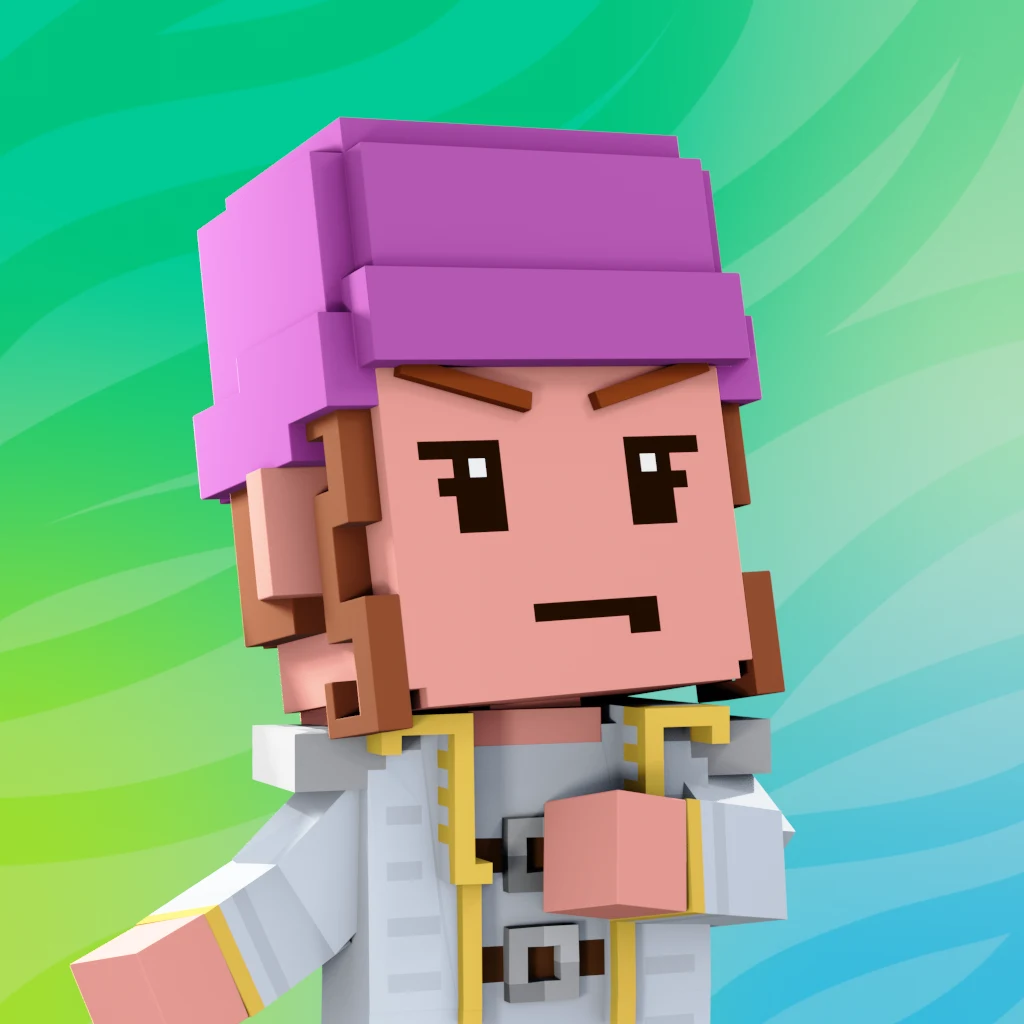Pirate #7824 voxel render