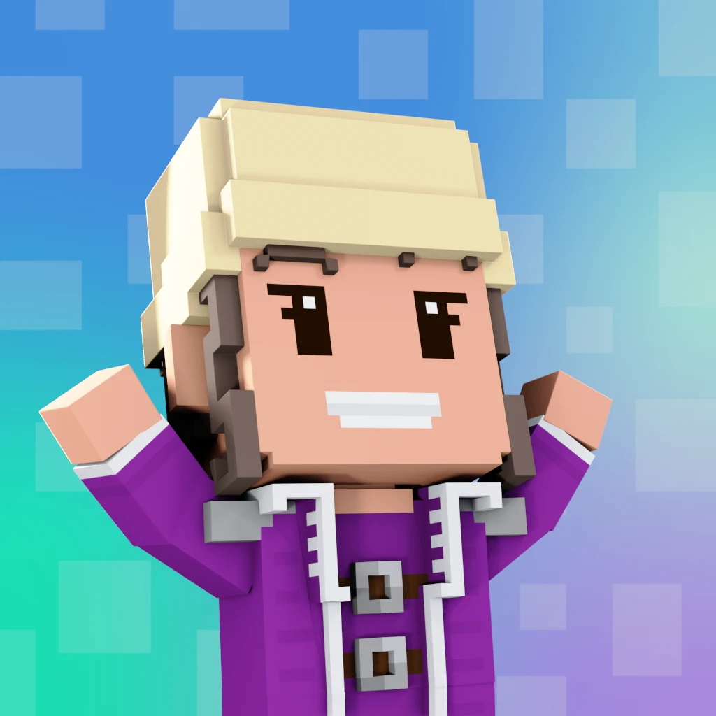 Pirate #7831 voxel render