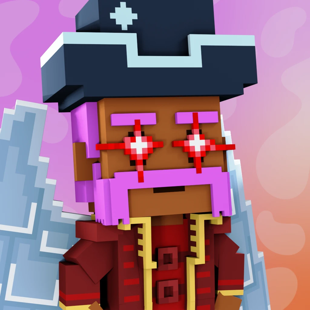 Pirate #7833 voxel render