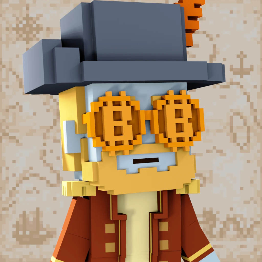 Pirate #7837 voxel render