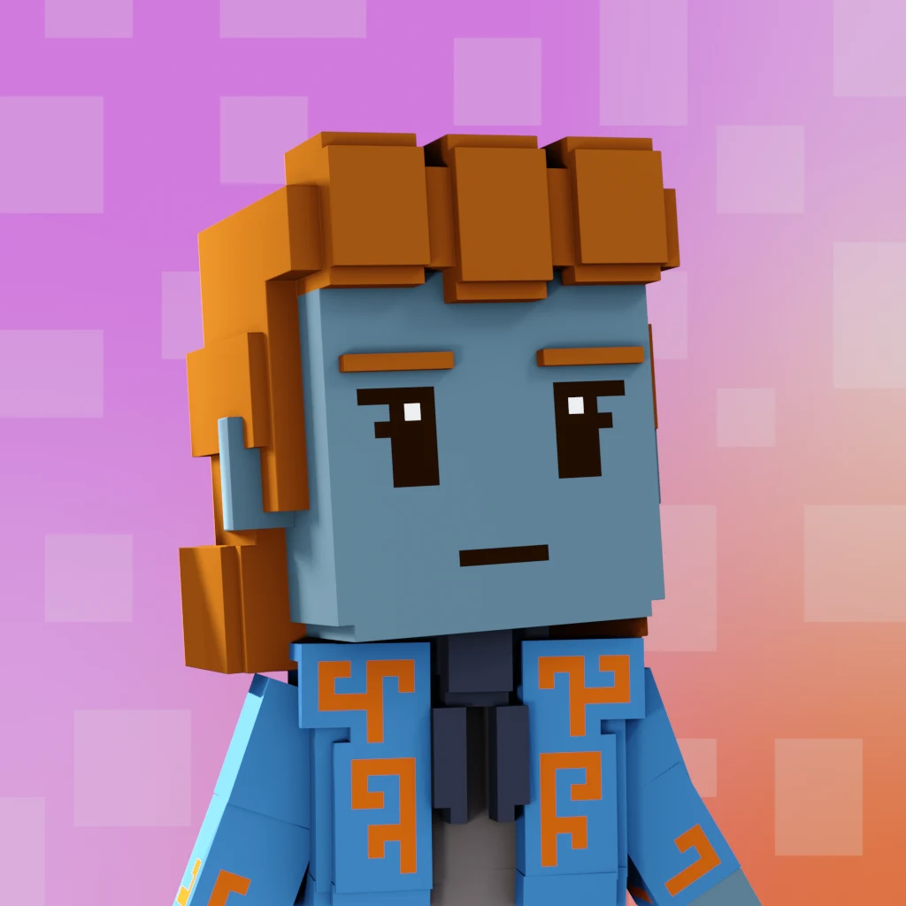 Pirate #7839 voxel render
