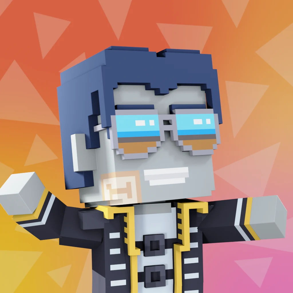 Pirate #784 voxel render