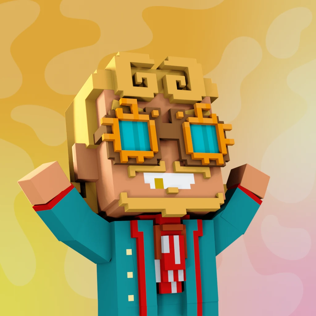 Pirate #7841 voxel render