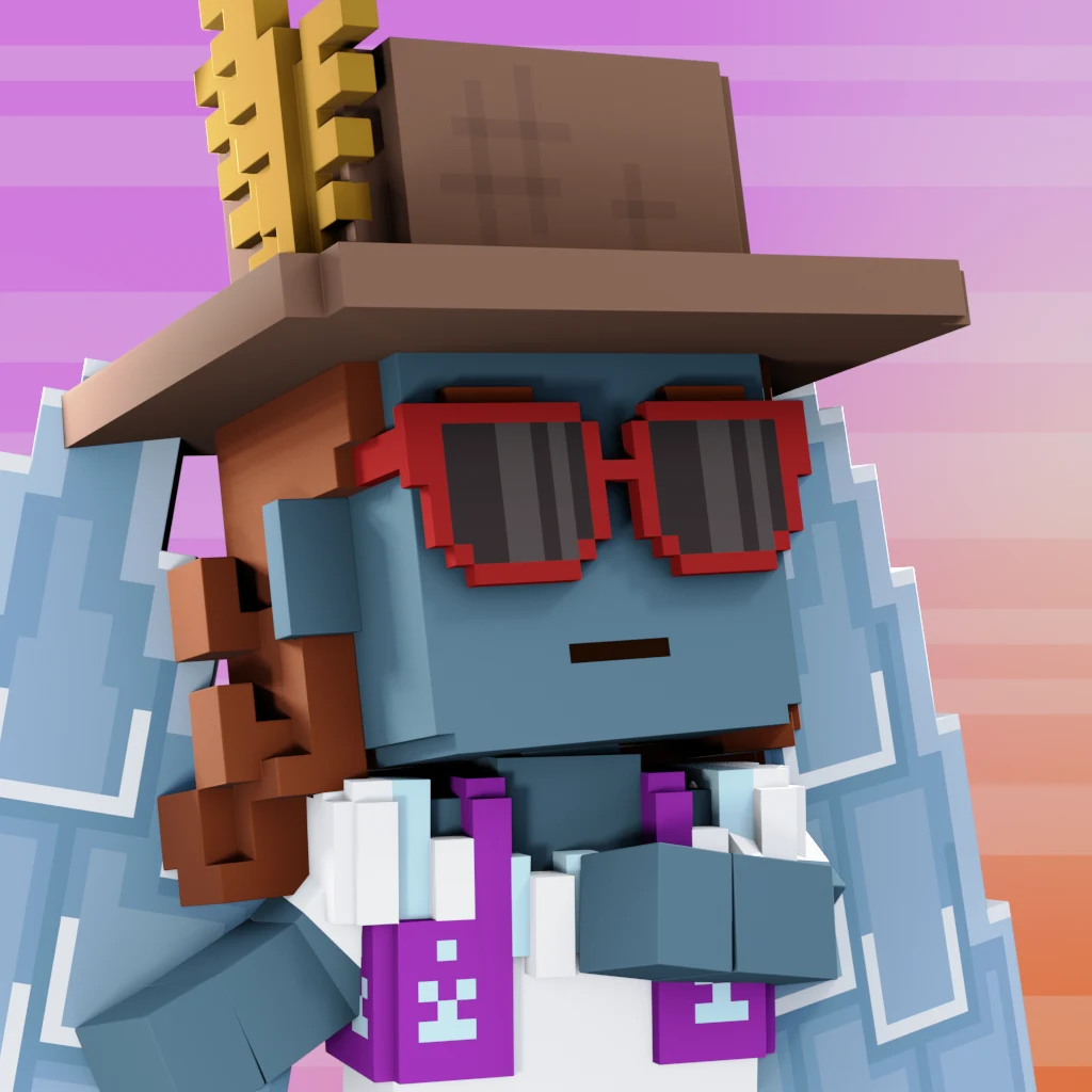 Pirate #7843 voxel render