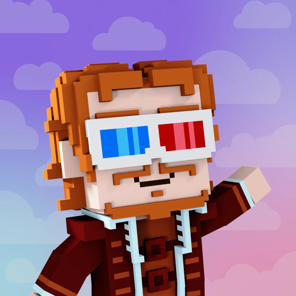 Pirate #7844 voxel render