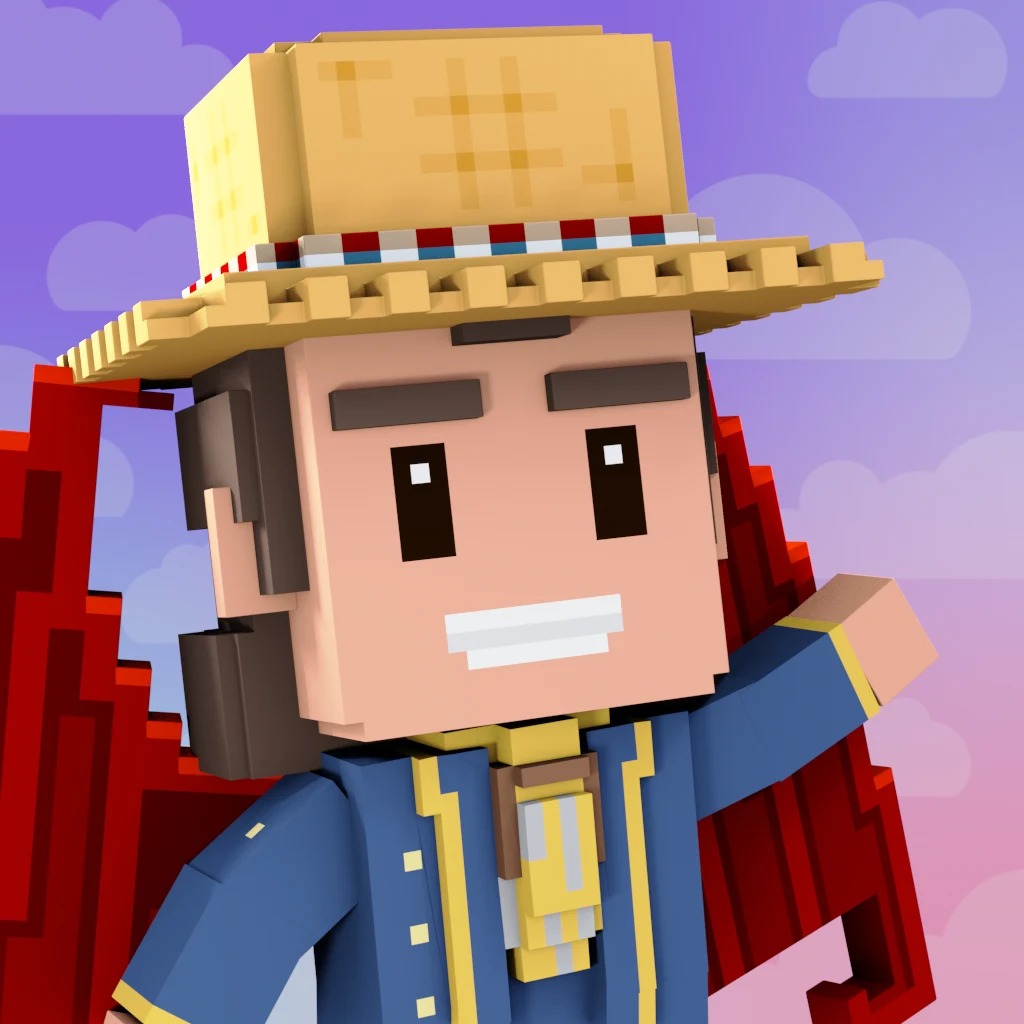 Pirate #7846 voxel render