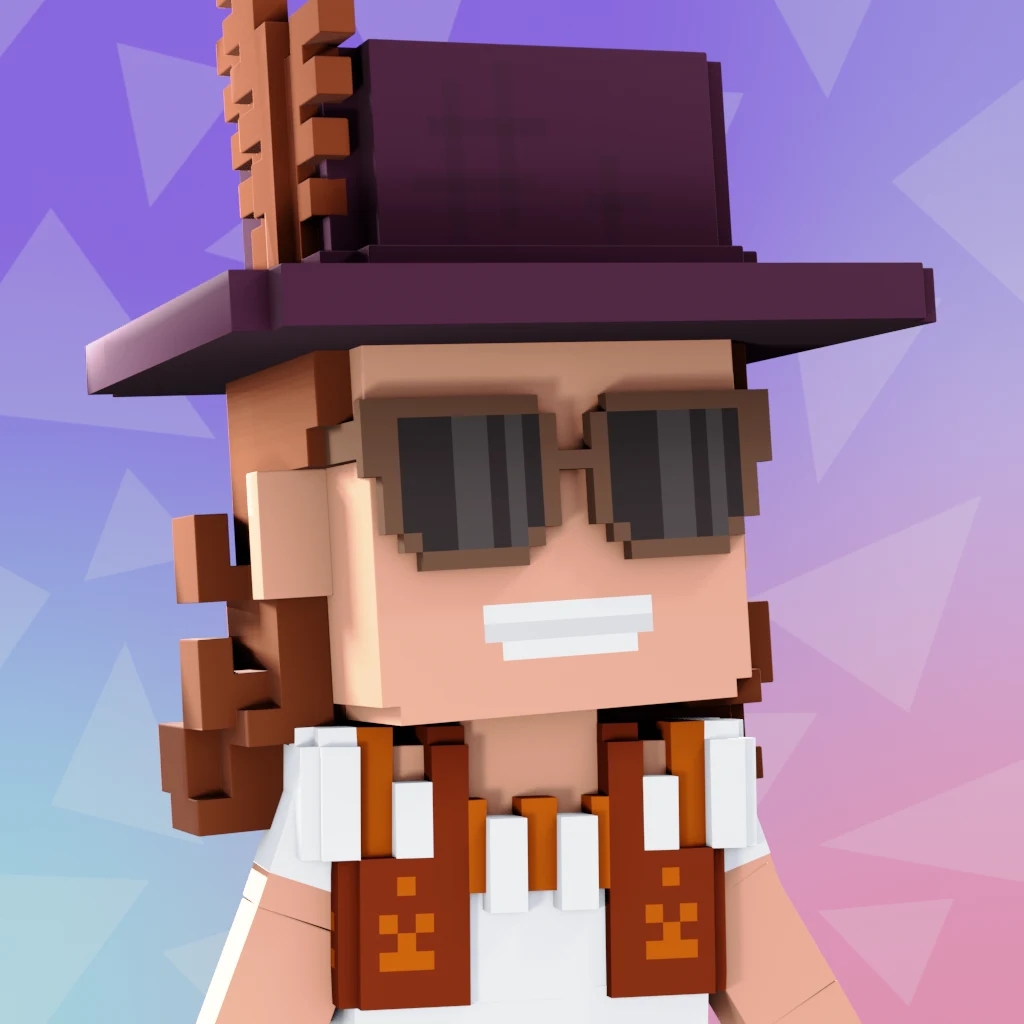 Pirate #7849 voxel render