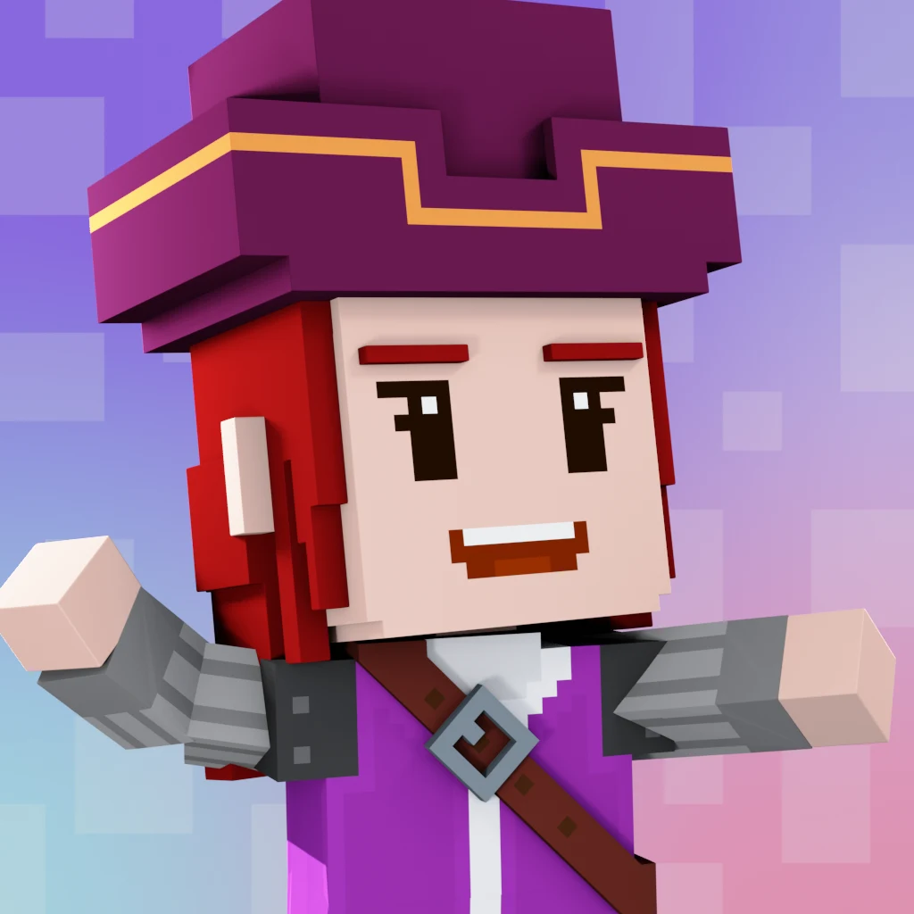 Pirate #7850 voxel render