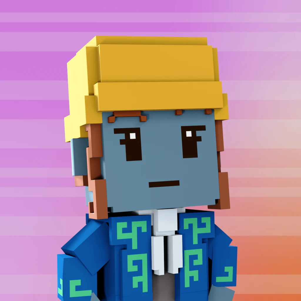 Pirate #7851 voxel render