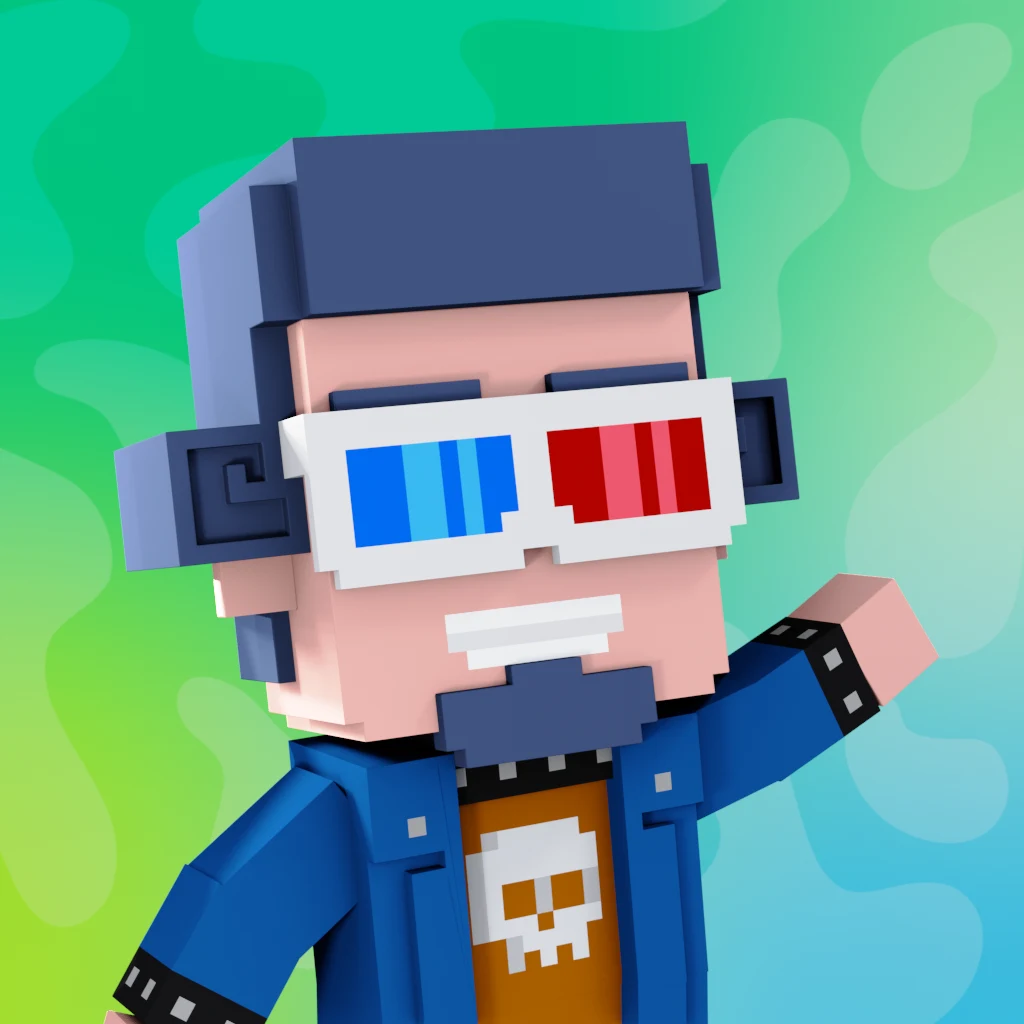 Pirate #7854 voxel render