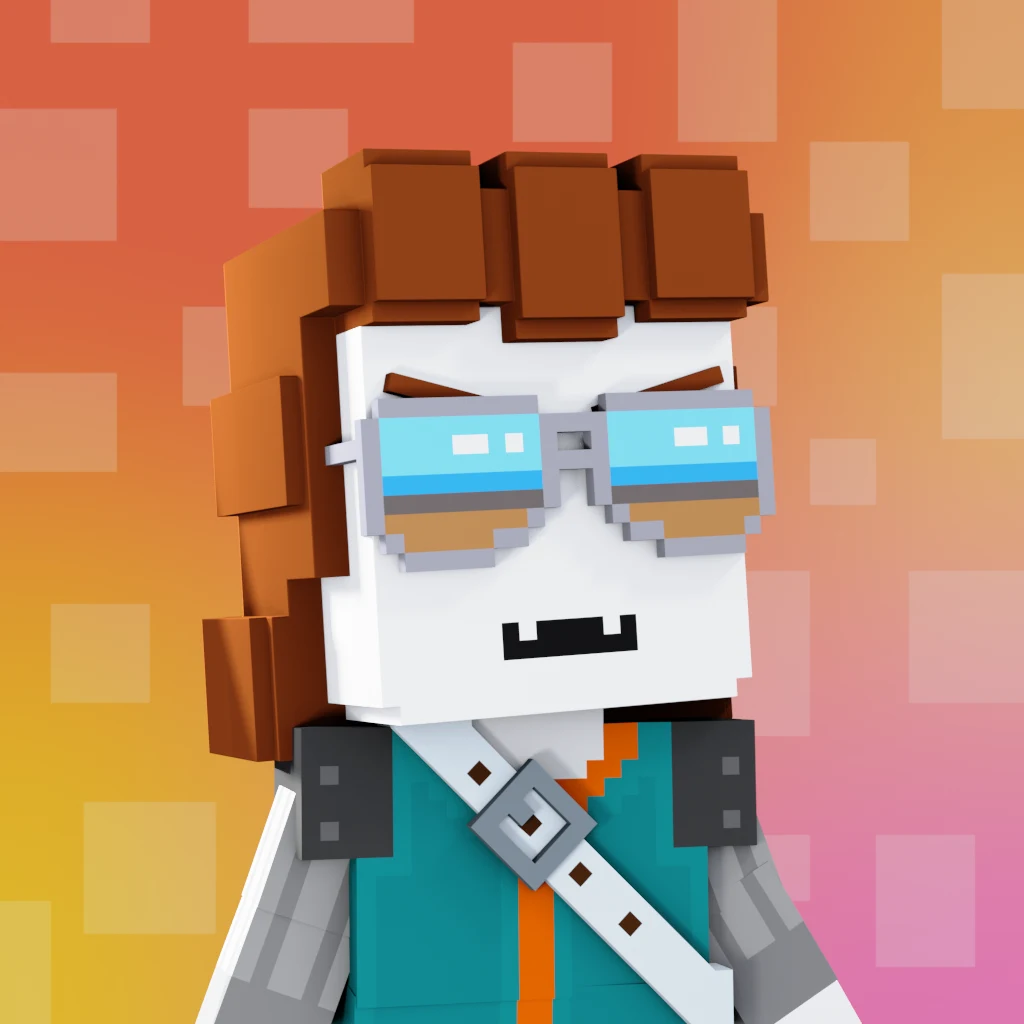 Pirate #7856 voxel render