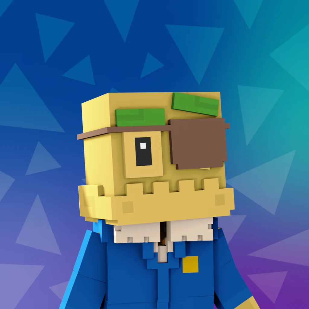 Pirate #7857 voxel render