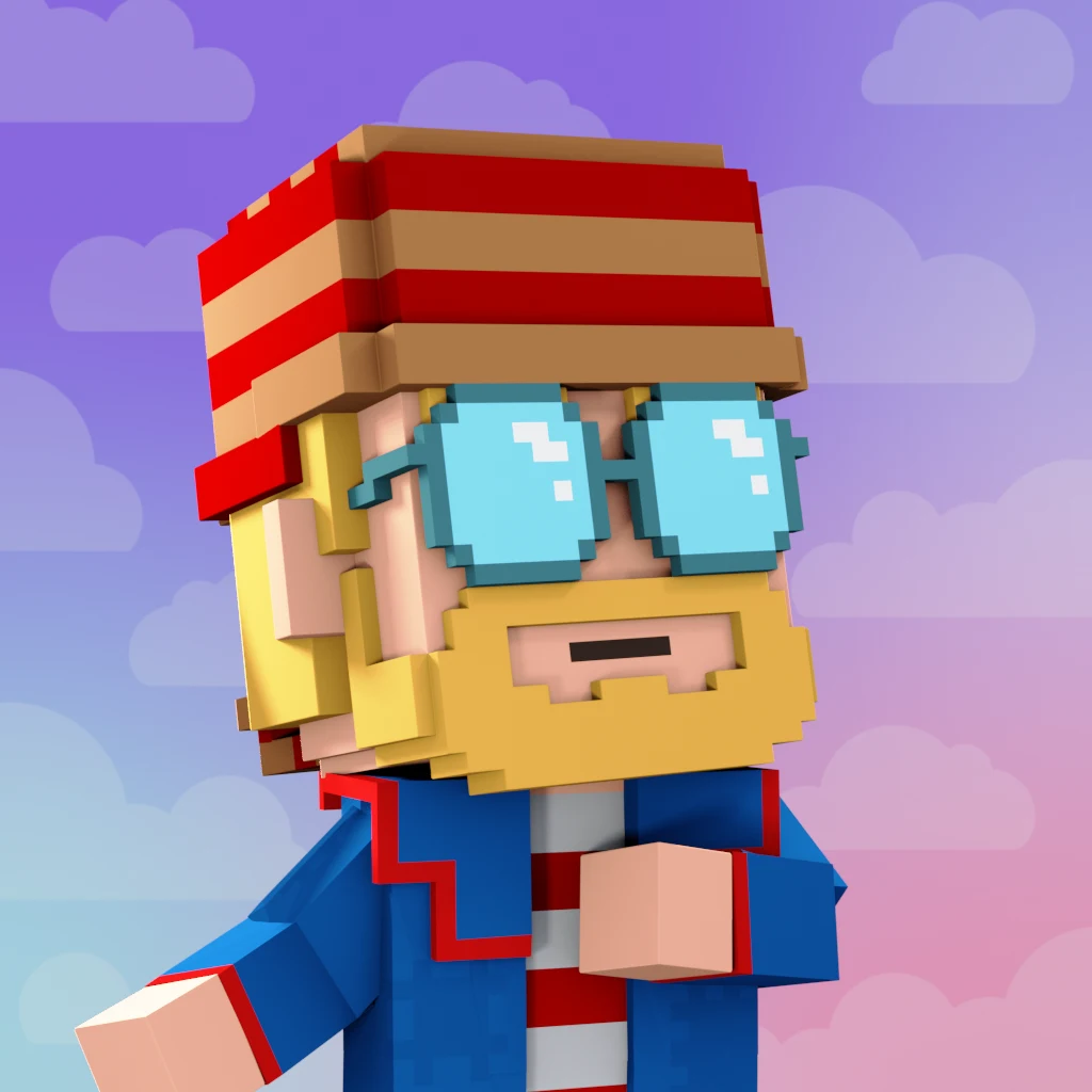 Pirate #7859 voxel render