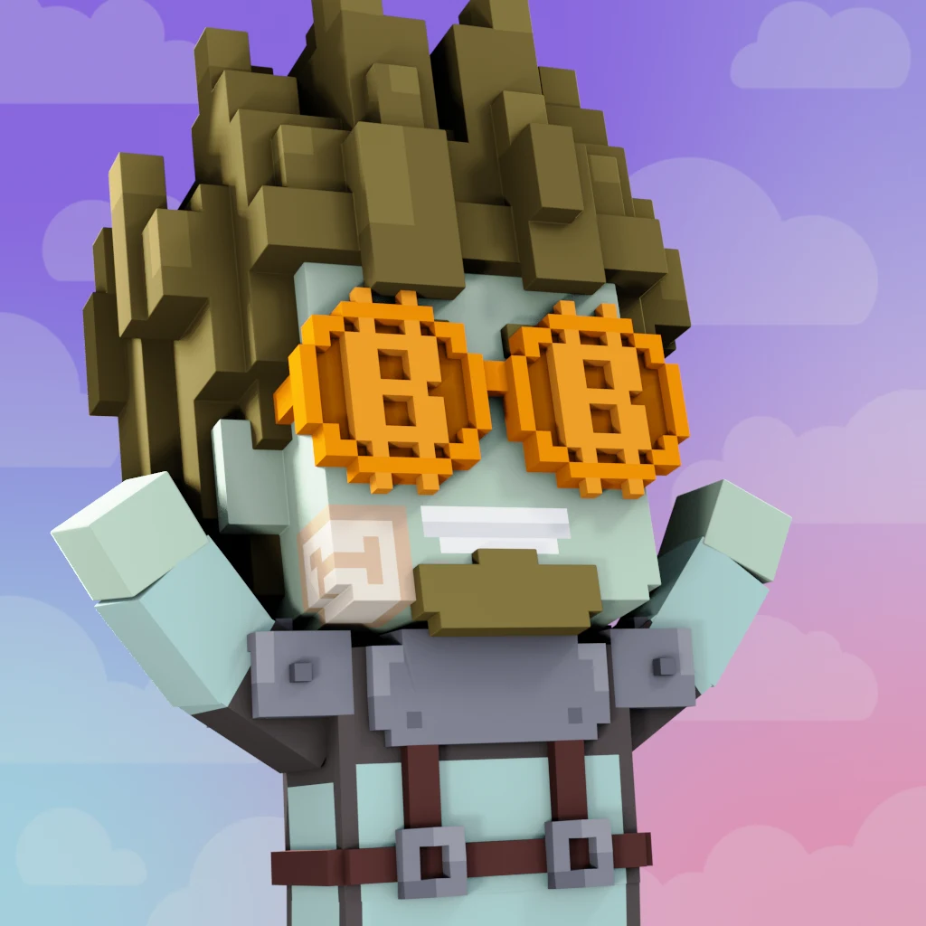 Pirate #786 voxel render