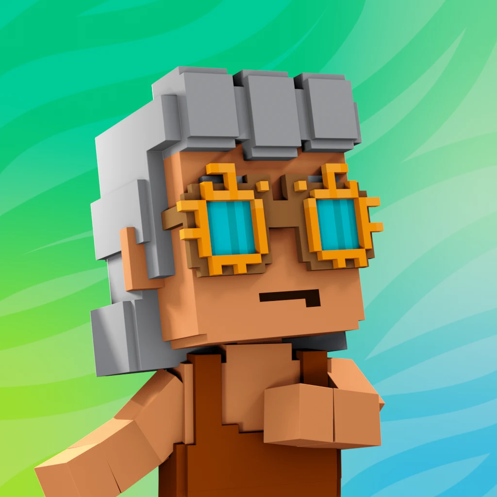 Pirate #7861 voxel render