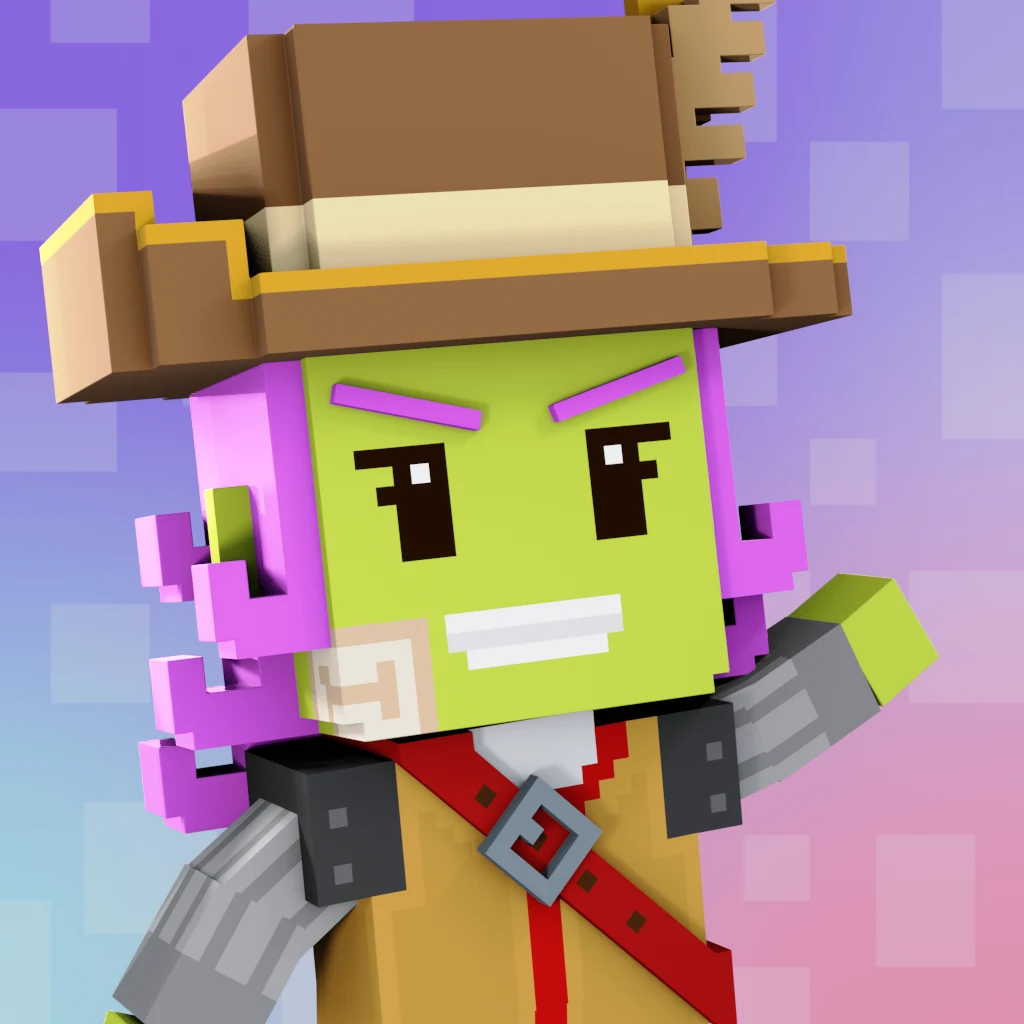 Pirate #7863 voxel render
