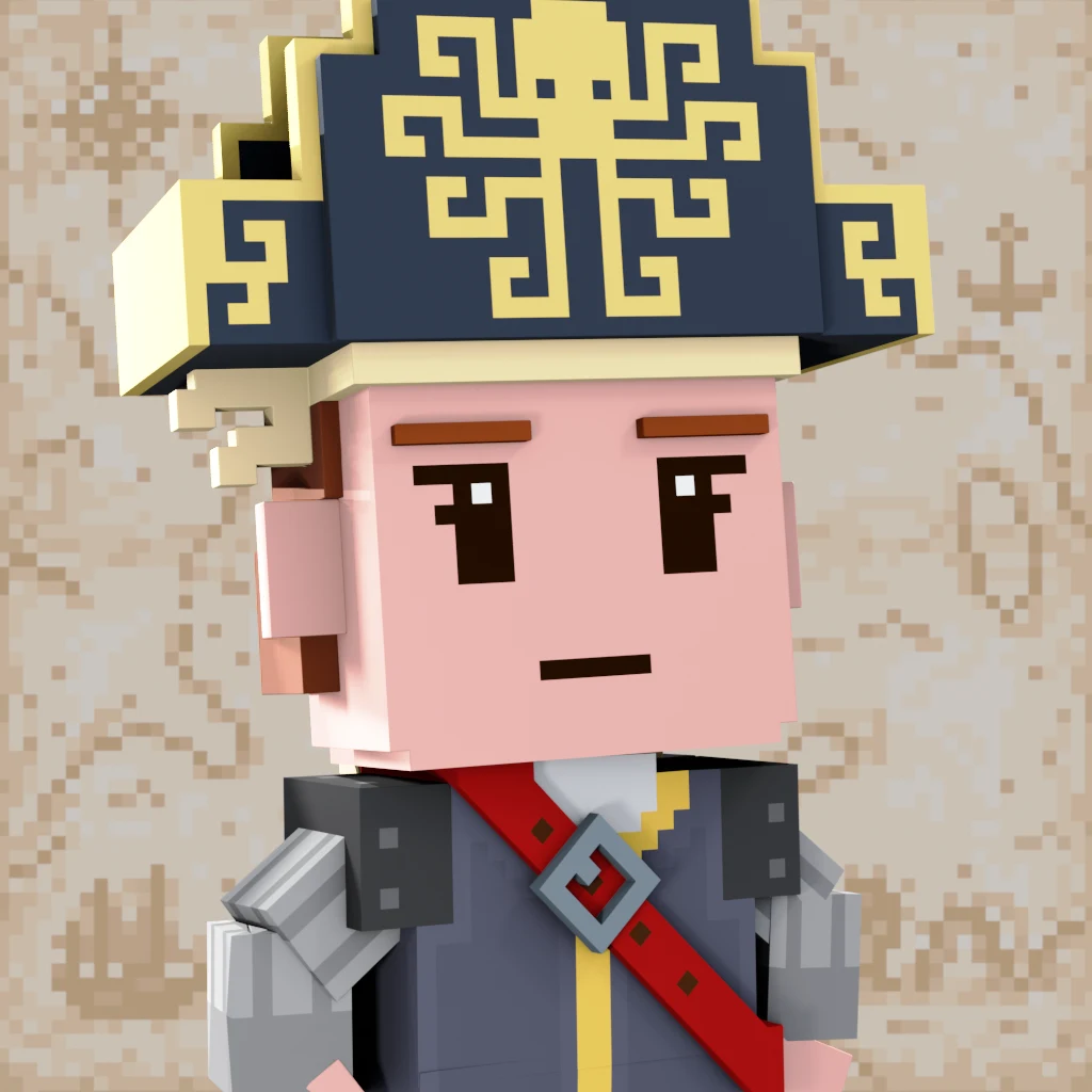 Pirate #7867 voxel render