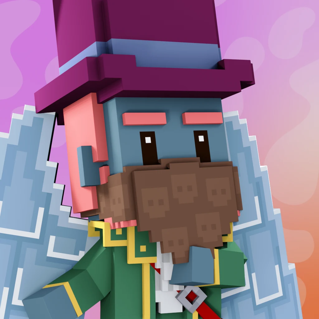 Pirate #787 voxel render