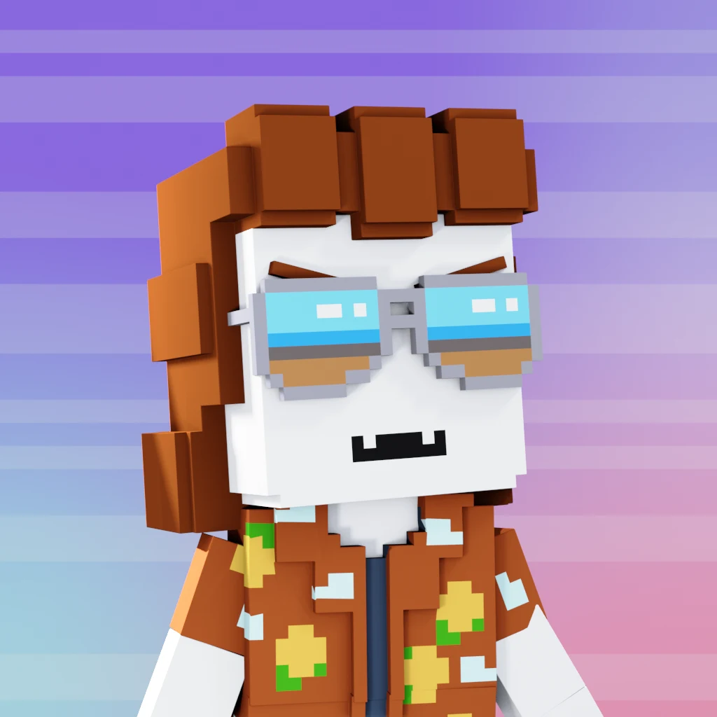 Pirate #7870 voxel render