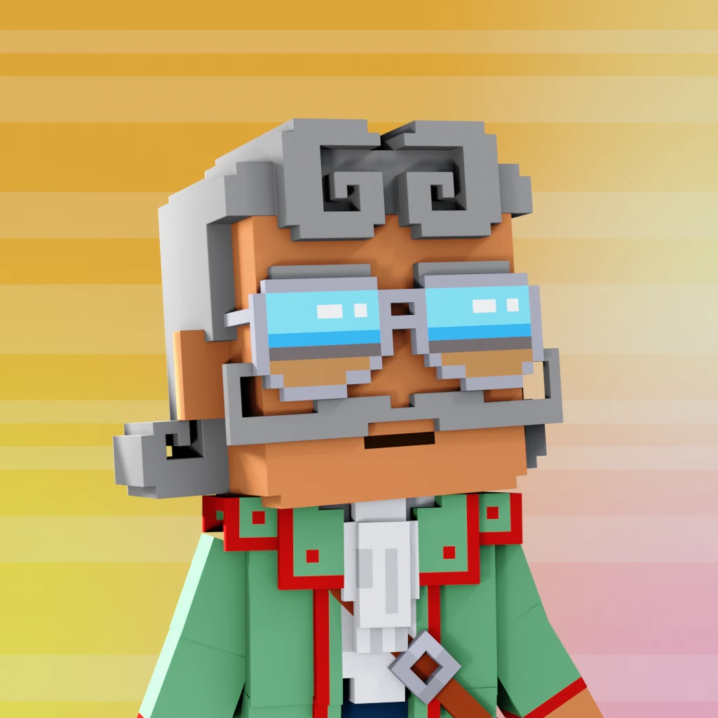 Pirate #7872 voxel render
