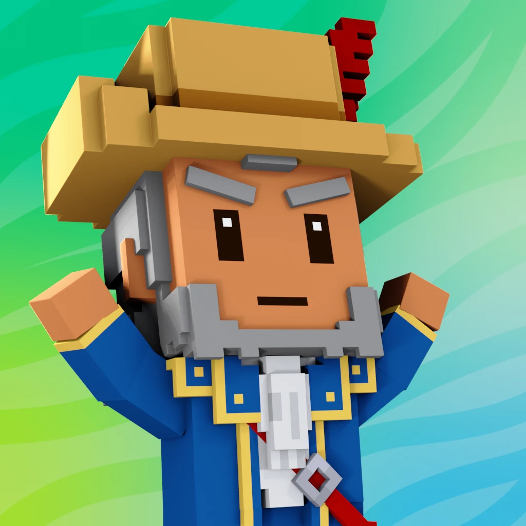 Pirate #7873 voxel render