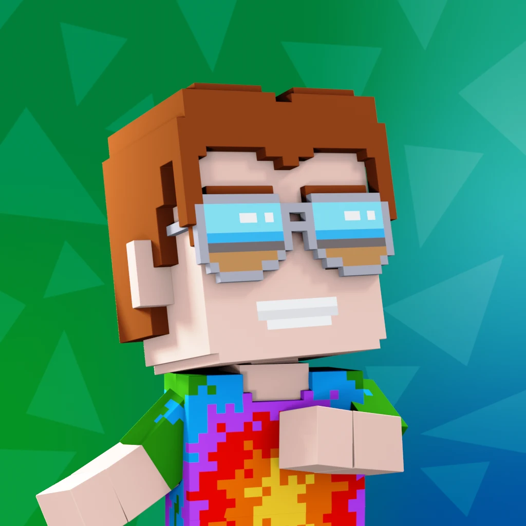Pirate #7874 voxel render