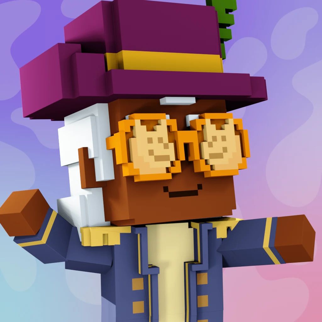 Pirate #7878 voxel render